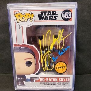 Funko Pop Star Wars Bo-Katan Kryze Chase Edition Autographed